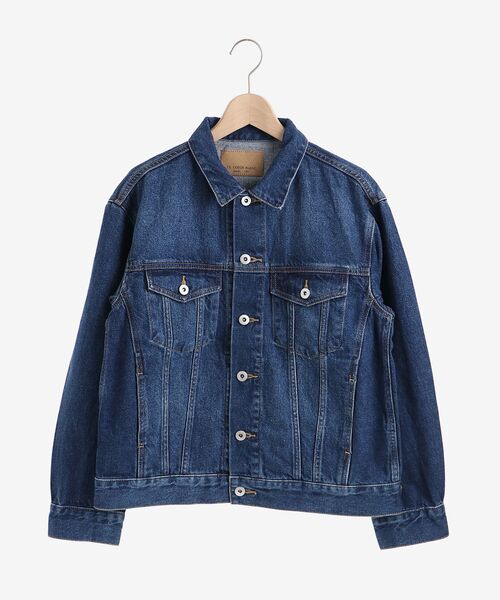 le.coeur blanc（ルクールブラン）の「デニムオーバーブルゾン（デニムジャケット・レディース・ネイビー/ブルー・38）」の18枚目の写真