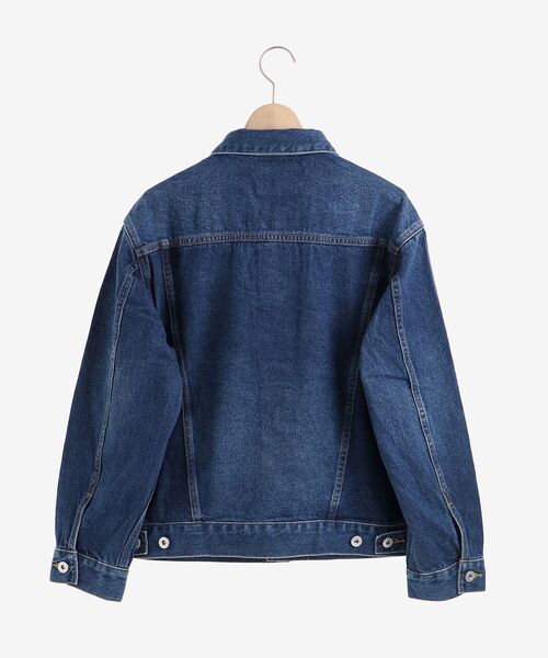 le.coeur blanc（ルクールブラン）の「デニムオーバーブルゾン（デニムジャケット・レディース・ネイビー/ブルー・38）」の8枚目の写真