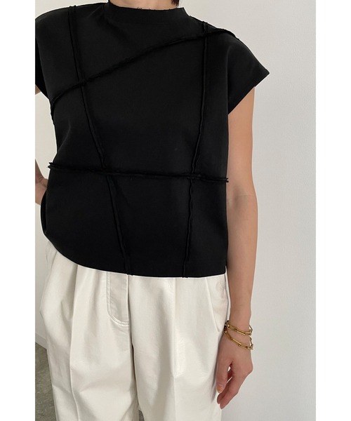 トップス la peau de gem. front cut tops image_3828891b-4ce5-4801-b87c-