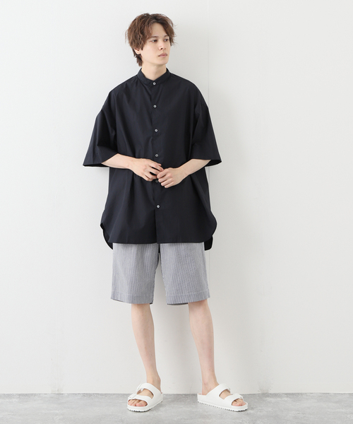 EDIFICE（エディフィス）の「シアサッカーストライプ ショーツ（その他パンツ・メンズ・ネイビー/ダークブルー/ベージュ・SMALL/MEDIUM/LARGE）」の4枚目の写真