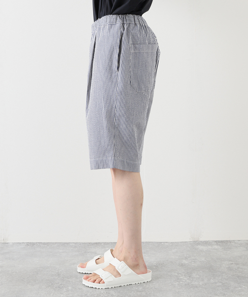 EDIFICE（エディフィス）の「シアサッカーストライプ ショーツ（その他パンツ・メンズ・ネイビー/ダークブルー/ベージュ・SMALL/MEDIUM/LARGE）」の6枚目の写真