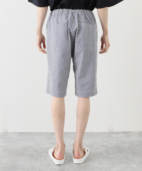 EDIFICE（エディフィス）の「シアサッカーストライプ ショーツ（その他パンツ・メンズ・ネイビー/ダークブルー/ベージュ・SMALL/MEDIUM/LARGE）」の7枚目の写真