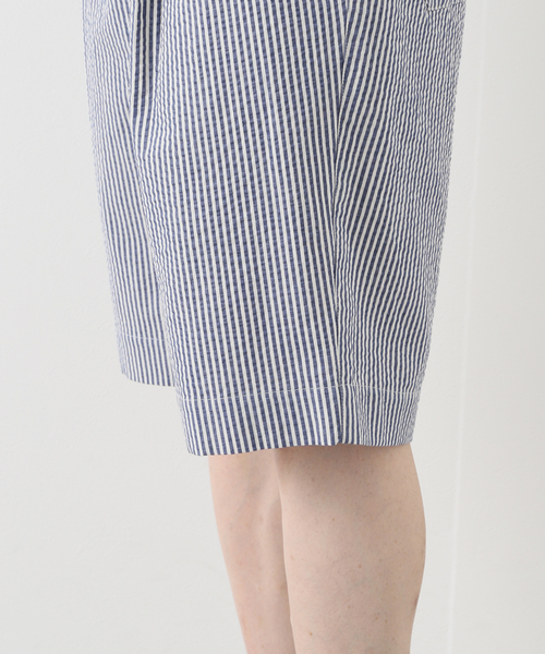 EDIFICE（エディフィス）の「シアサッカーストライプ ショーツ（その他パンツ・メンズ・ネイビー/ダークブルー/ベージュ・SMALL/MEDIUM/LARGE）」の12枚目の写真