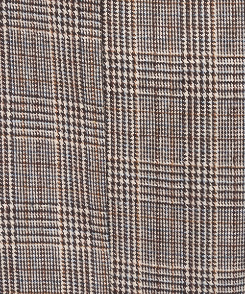 SPIRALGIRL（スパイラルガール）の「チェック柄パイピングショートジャケット（テーラードジャケット・レディース・ネイビー/ブラウン・FREE）」の21枚目の写真