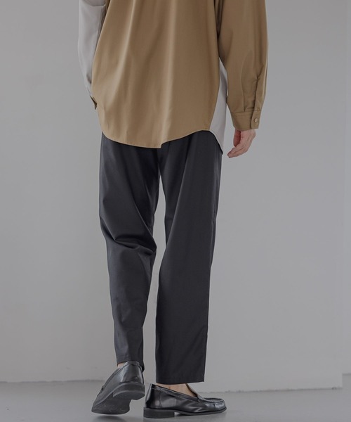 LAKOLE（ラコレ）の「スムースTRスリムパンツ / 349175（スラックス・メンズ・ブラック/ベージュ/ブラウン/グレー/グレイッシュベージュ/ブルーグリーン・SMALL/MEDIUM/LARGE/X-LARGE）」の7枚目の写真
