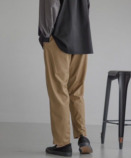 LAKOLE（ラコレ）の「スムースTRスリムパンツ / 349175（スラックス・メンズ・ブラック/ベージュ/ブラウン/グレー/グレイッシュベージュ/ブルーグリーン・SMALL/MEDIUM/LARGE/X-LARGE）」の15枚目の写真