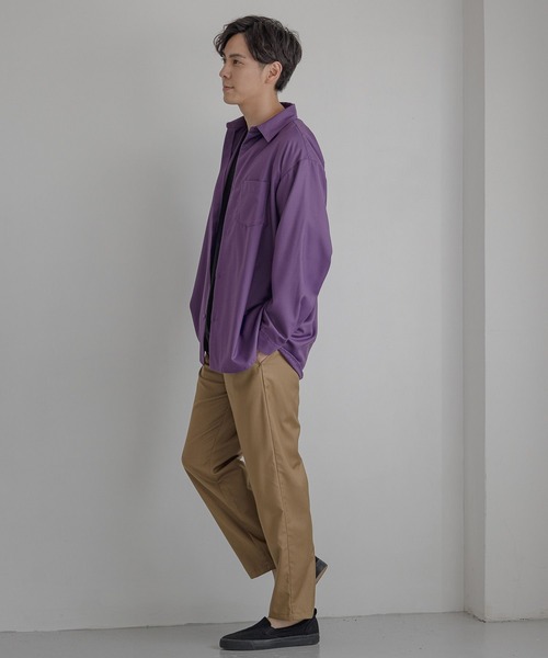 LAKOLE（ラコレ）の「スムースTRスリムパンツ / 349175（スラックス・メンズ・ブラック/ベージュ/ブラウン/グレー/グレイッシュベージュ/ブルーグリーン・SMALL/MEDIUM/LARGE/X-LARGE）」の20枚目の写真