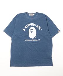 A BATHING APE INDIGO RELAXED FIT TEE M
