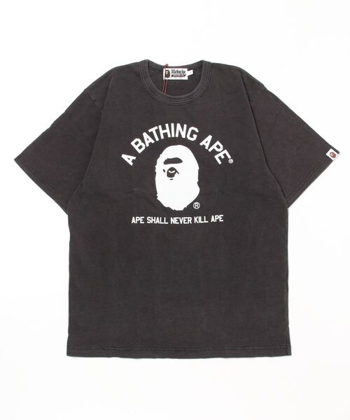 A BATHING APE(アベイシングエイプ)の「A BATHING APE INDIGO RELAXED FIT TEE M(Tシャツ/カットソー・メンズ・ブラック/インディゴブルー・SMALL/MEDIUM/LARGE/X-LARGE/XX-LARGE/XXX-LARGE)」の2枚目の写真