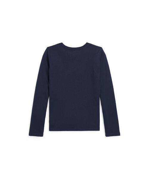 POLO RALPH LAUREN CHILDRENSWEAR（ポロ ラルフ ローレン チルドレンズウェア）の「Polo ベア コットン ロングスリーブ Tシャツ（Tシャツ/カットソー・キッズ・ネイビー系1・L/M/S/XL）」の3枚目の写真