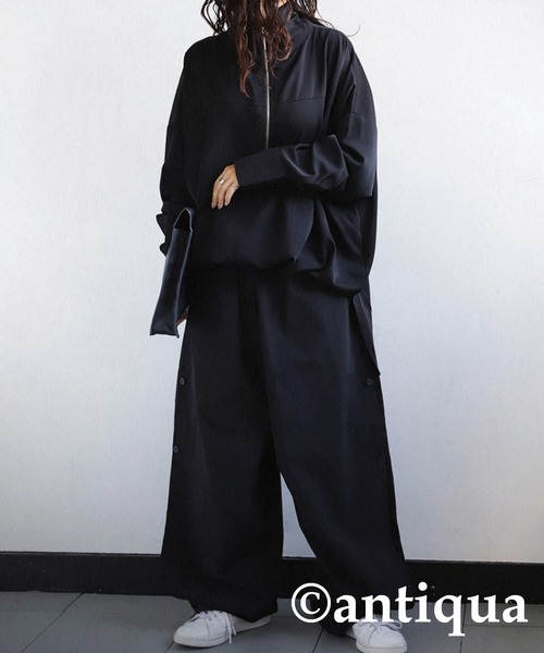antiqua(アンティカ)の「ボタンデザインパンツ(その他パンツ・レディース・ブラック/カーキ・FREE)」の19枚目の写真