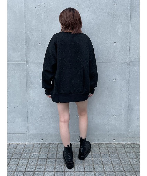 ENVYM(アンビー)の「ジャガードOP(つなぎ/オールインワン・レディース・ホワイト/ブラック・FREE)」の15枚目の写真