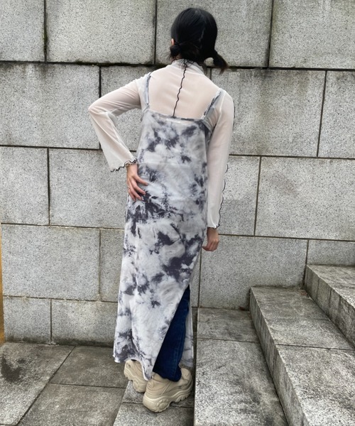 DuKKah（デュカ）の「Dukkah/【低身長向け】シアーメロウハイネックロンT（Tシャツ/カットソー・レディース・ホワイト/ブラック/オレンジ・X-SMALL）」の19枚目の写真