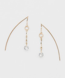 NOJESS（ノジェス）の「K10ジルコニアピアス（ピアス（両耳用））」 - WEAR