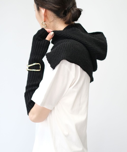 ＡＮＤＪ（アンドジェイ）の「【2022/AW】【ANDJMADE】バラクラバ＆アームウォーマー2点セット（ニットキャップ/ビーニー・レディース・ブラック/レッド/オフホワイト/モカ/ブラウン系その他・M）」の20枚目の写真