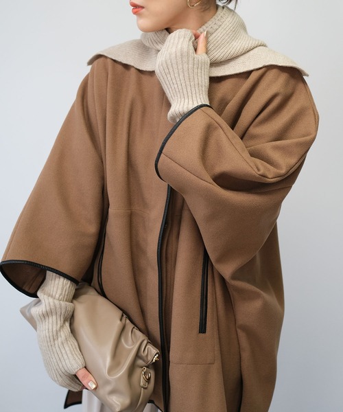 ＡＮＤＪ（アンドジェイ）の「【2022/AW】【ANDJMADE】バラクラバ＆アームウォーマー2点セット（ニットキャップ/ビーニー・レディース・ブラック/レッド/オフホワイト/モカ/ブラウン系その他・M）」の10枚目の写真