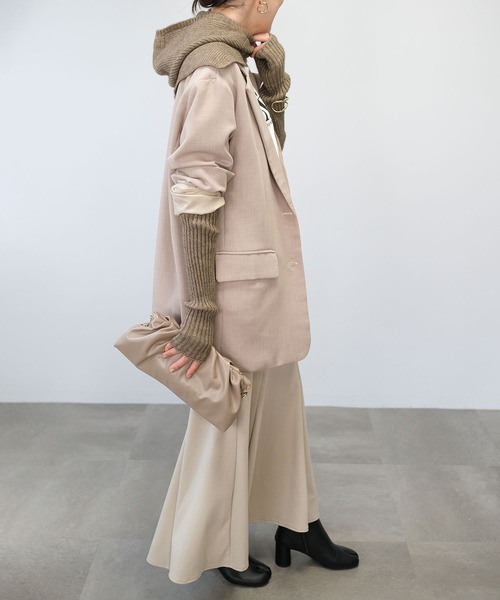 ＡＮＤＪ（アンドジェイ）の「【2022/AW】【ANDJMADE】バラクラバ＆アームウォーマー2点セット（ニットキャップ/ビーニー・レディース・ブラック/レッド/オフホワイト/モカ/ブラウン系その他・M）」の22枚目の写真