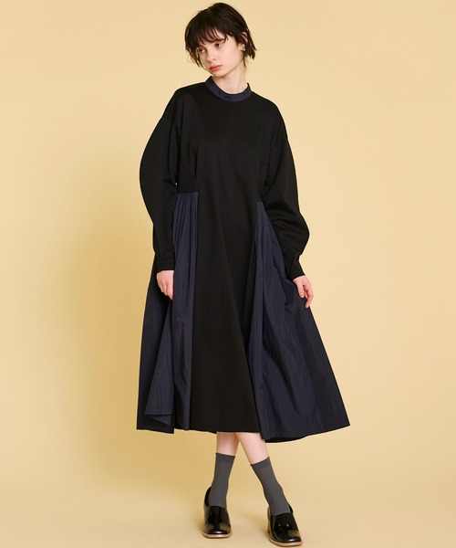 タフタコンビスタンドワンピース ワンピース Lanvin En Bleu ランバンオンブルー のファッション通販 Zozotown