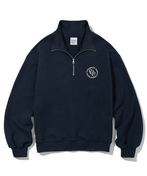 codegraphy（コードグラフィー）の「Code:graphy（コードグラフィー）/CGP logo half zip sweat/ロゴ ハーフジップ スウェット（スウェット・レディース・ホワイト系その他/ネイビー・M/L）」の15枚目の写真