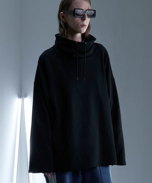 ENDER PRODUCTS（エンダープロダクツ）の「ビッグシルエット カウルネック裏毛プルオーバー 【ENDER PRODUCTS/エンダープロダクツ】（スウェット・メンズ・オレンジ/アイボリー/ブラック・F）」の11枚目の写真