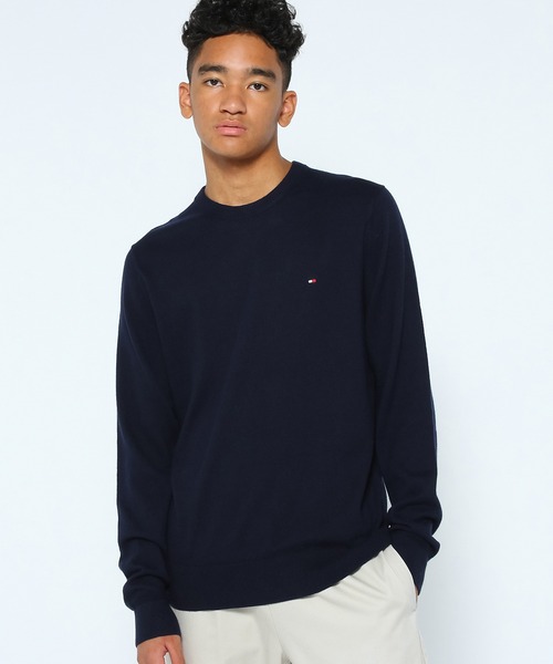 TOMMY HILFIGER(トミーヒルフィガー)の「カシミヤブレンドクルーネックセーター(ニット/セーター・メンズ・ブラウン/グレー/ネイビー/ホワイト/ライトグレー/ブラック・LARGE/MEDIUM/SMALL/X-LARGE)」の6枚目の写真
