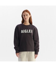 AIGLE ロゴスエット　エーグル トレーナースウェット メンズ クルーネックスウェット ZSHAP02 - AIGLE（エーグル