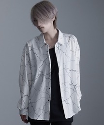 『SILVER BULLET SELECT AP/シルバーバレットセレクト』総柄長袖とろみシャツ