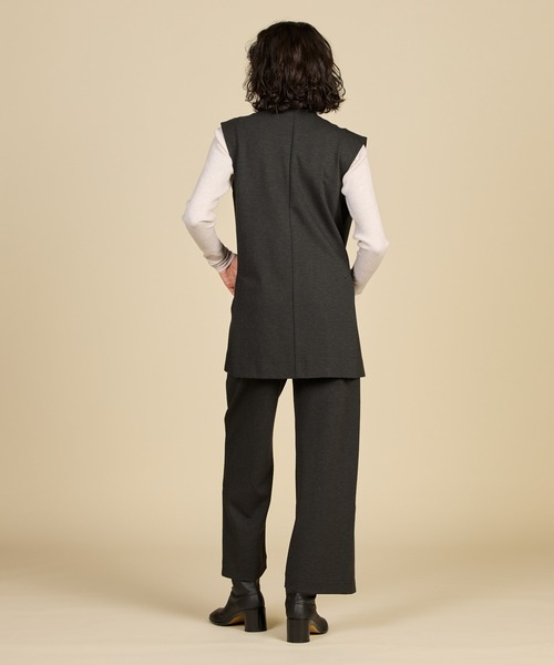 ReNorm（リノーム）の「【SET UP対応】ノーカラージレ（Tシャツ/カットソー・レディース・ブラック/グレー・フリー）」の14枚目の写真