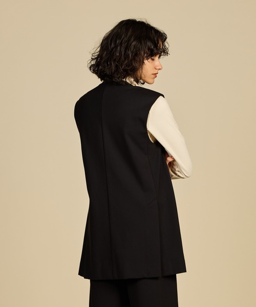 ReNorm（リノーム）の「【SET UP対応】ノーカラージレ（Tシャツ/カットソー・レディース・ブラック/グレー・フリー）」の17枚目の写真