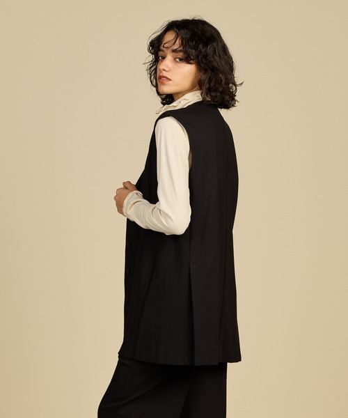 ReNorm（リノーム）の「【SET UP対応】ノーカラージレ（Tシャツ/カットソー・レディース・ブラック/グレー・フリー）」の18枚目の写真