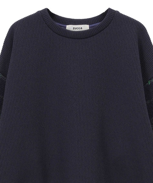 ZUCCa（ズッカ）の「(S)チェックドッキングジャージィー/スウェット 