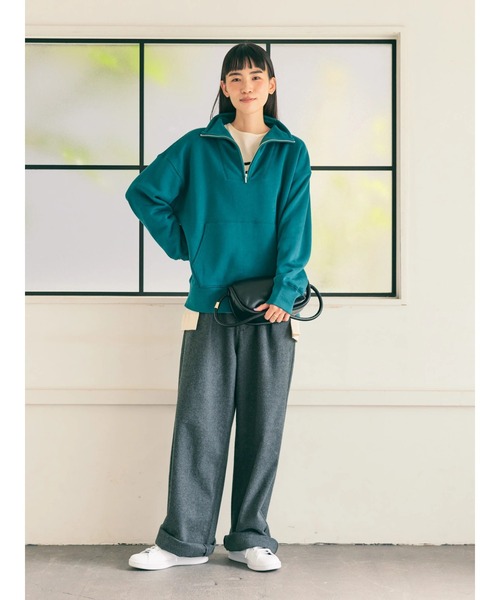 セール】ハーフZIP裏毛プルオーバー（スウェット）｜AMERICAN HOLIC