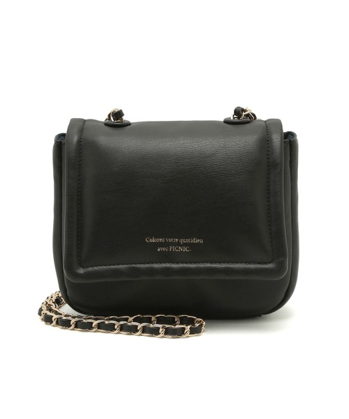 ROPE' PICNIC（ロペピクニック）の「パフィーミニチェーンショルダーバッグ（ショルダーバッグ・レディース・ブラック/キナリ/シルバー・FREE）」の14枚目の写真