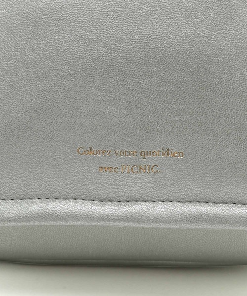 ROPE' PICNIC（ロペピクニック）の「パフィーミニチェーンショルダーバッグ（ショルダーバッグ・レディース・ブラック/キナリ/シルバー・FREE）」の9枚目の写真