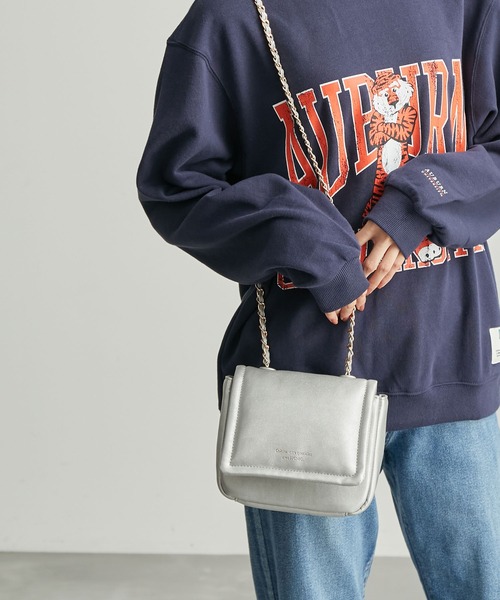 ROPE' PICNIC（ロペピクニック）の「パフィーミニチェーンショルダーバッグ（ショルダーバッグ・レディース・ブラック/キナリ/シルバー・FREE）」の22枚目の写真