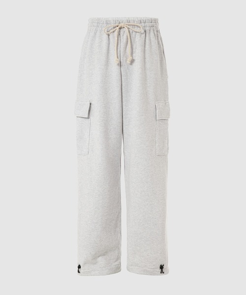 BOW WOW（バウワウ）の「SWEAT CARGO PANTS（スウェットパンツ・メンズ・グレー/ブラウン・L/M）」の2枚目の写真