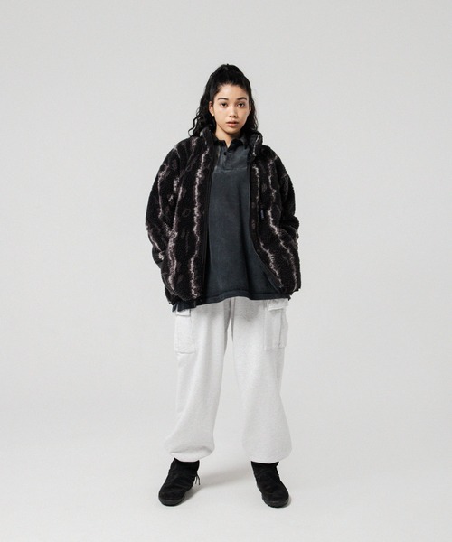 BOW WOW（バウワウ）の「SWEAT CARGO PANTS（スウェットパンツ・メンズ・グレー/ブラウン・L/M）」の7枚目の写真