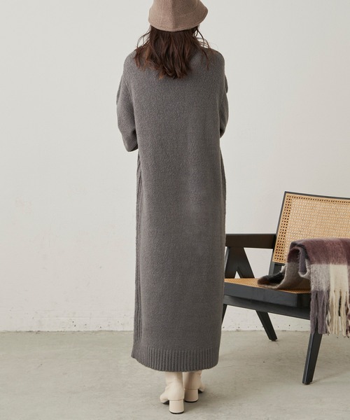 CLEARIMPRESSION （クリアインプレッション）の「ブークレボリュームスリーブワンピース（ワンピース・レディース・グレー/ブラック/アイボリー・FREE）」の9枚目の写真