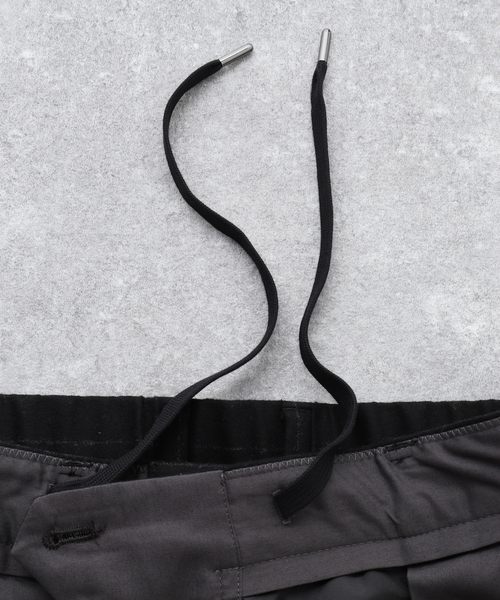 EDIFICE LA BOUCLE（エディフィスラブークル）の「【LA BOUCLE / ラブークル】1プリーツ ストライプ イージー パンツ（その他パンツ・メンズ・ブラック・1/2）」の14枚目の写真