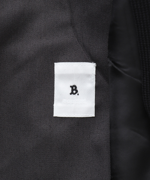 EDIFICE LA BOUCLE（エディフィスラブークル）の「【LA BOUCLE / ラブークル】1プリーツ ストライプ イージー パンツ（その他パンツ・メンズ・ブラック・1/2）」の8枚目の写真