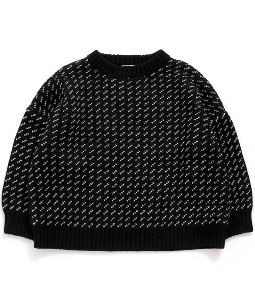 F.O.KIDS（エフオーキッズ）の「バーズアイニット_ウォッシャブル（ニット/セーター・キッズ・ブラック/グリーン/ネイビー/アイボリー/レッド・130/120/140/110/100/90/95/80）」の15枚目の写真