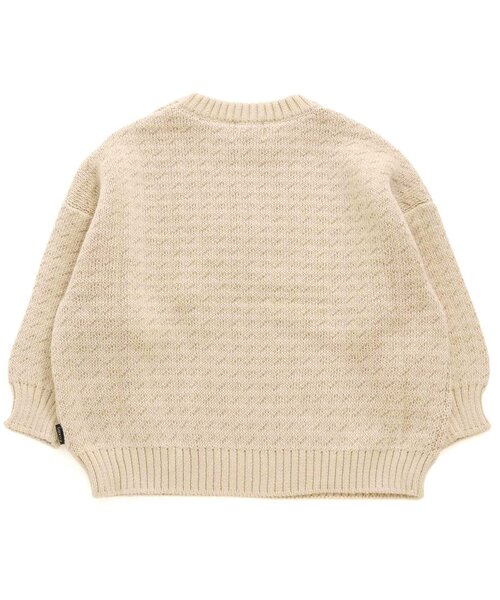 F.O.KIDS（エフオーキッズ）の「バーズアイニット_ウォッシャブル（ニット/セーター・キッズ・ブラック/グリーン/ネイビー/アイボリー/レッド・130/120/140/110/100/90/95/80）」の12枚目の写真