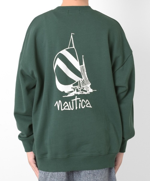 NAUTICA(ノーティカ)の「【NAUTICA】バックプリントトレーナー(スウェット・キッズ・ブルー/ネイビー/グリーン/オートミール・M/XL/L)」の8枚目の写真