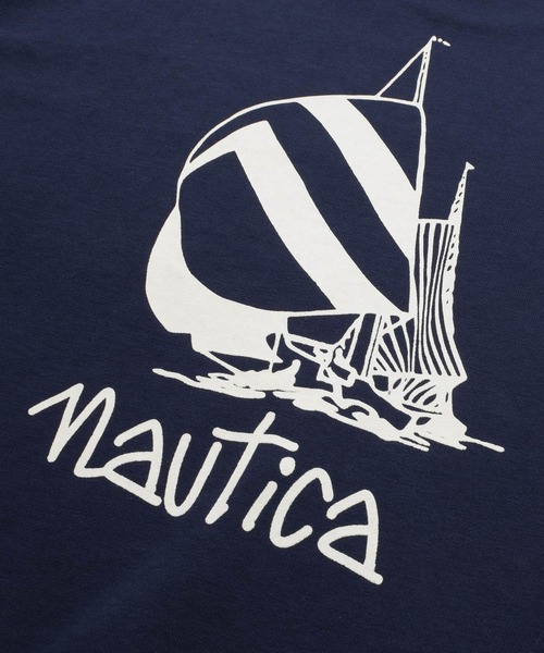 NAUTICA(ノーティカ)の「【NAUTICA】バックプリントトレーナー(スウェット・キッズ・ブルー/ネイビー/グリーン/オートミール・M/XL/L)」の12枚目の写真