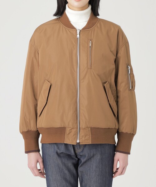 LOVELESS（ラブレス）の「バンダナ柄リバーシブルMA-1（MA-1・レディース・ネイビー/ベージュ系その他5・34/36）」の3枚目の写真