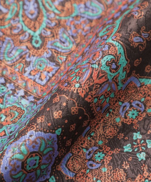 LOVELESS（ラブレス）の「バンダナ柄リバーシブルMA-1（MA-1・レディース・ネイビー/ベージュ系その他5・34/36）」の8枚目の写真