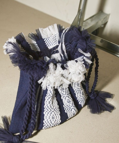 TODAYFUL（トゥデイフル）の「TODAYFUL Fringe Brade Purse 12211007（クラッチバッグ・メンズ・ブラウン/インディゴブルー・FREE）」の3枚目の写真