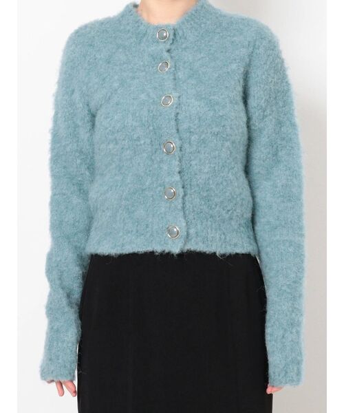 RESEXXY（リゼクシー）の「マルチウェイミックスブークレニット（ニット/セーター・レディース・ブラック/オフホワイト/ブルー・FREE）」の13枚目の写真