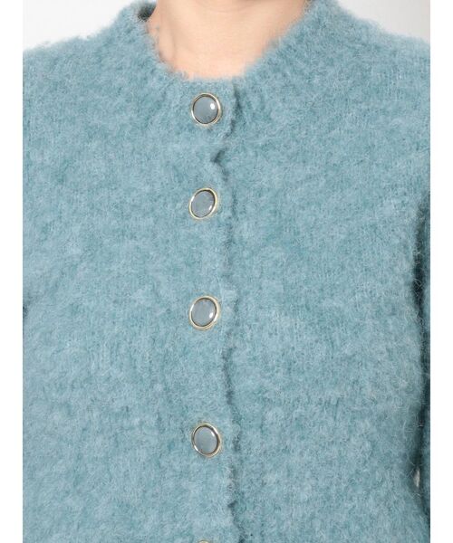 RESEXXY（リゼクシー）の「マルチウェイミックスブークレニット（ニット/セーター・レディース・ブラック/オフホワイト/ブルー・FREE）」の16枚目の写真