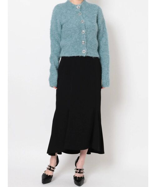 RESEXXY（リゼクシー）の「マルチウェイミックスブークレニット（ニット/セーター・レディース・ブラック/オフホワイト/ブルー・FREE）」の19枚目の写真